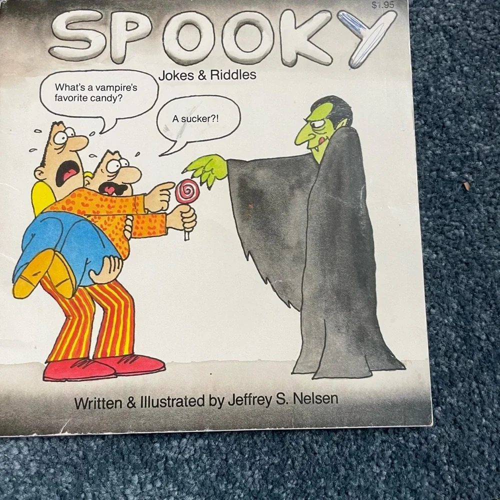 Vintage 90s Spooky Jokes & Riddles Book Set Eek Stories to Make You Shriek